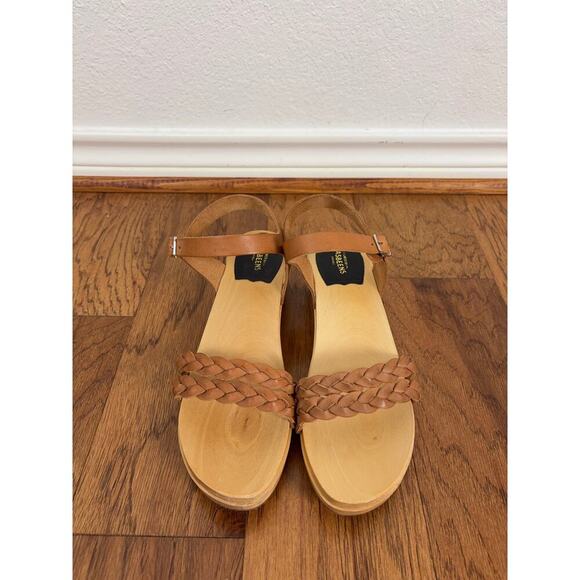 B52 Swedish Hasbeens Tanja Debutant Sandals Womens EU 41 US 11 Scandi Boho Chic - Picture 2 of 11